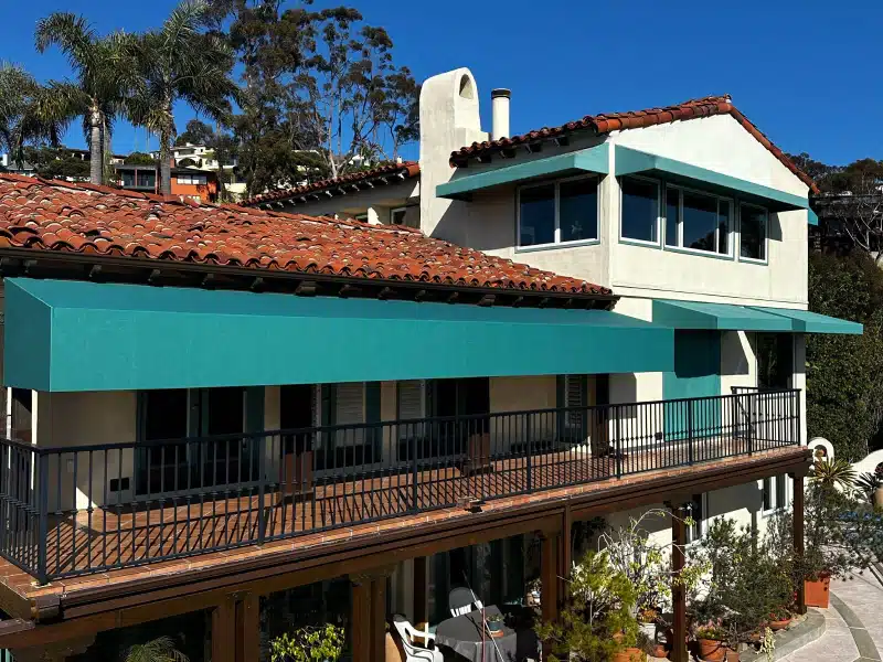 riviera awnings in a residential property in coto de caza